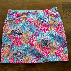 Lilly Pulitzer Luxletic Monica Skort UPF 50 size 12